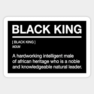 Black King - Definition Sticker